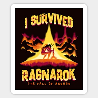 I SURVIVED RAGNAROK Sticker